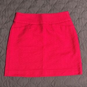 Ann Taylor LOFT Vibrant Pink Mini Skirt